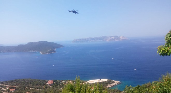 Türk fırkateyni yeniden Kaş'ta