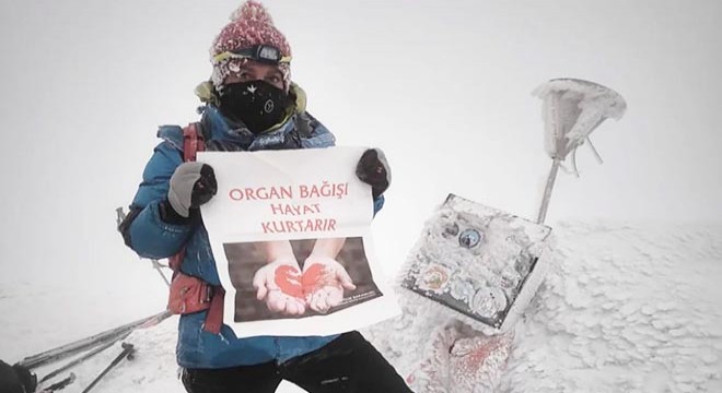 Türkiye'nin çatısından organ bağışı çağrısında bulundu