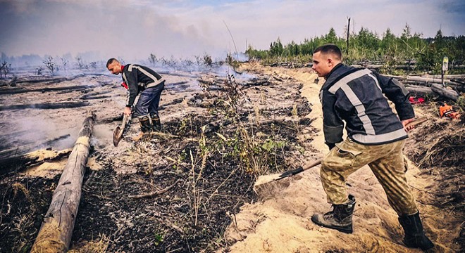 Ukrayna’da üç bölgede orman yangını