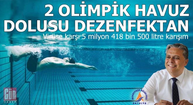 Virüse karşı 5 milyon 418 bin 500 litre karışım