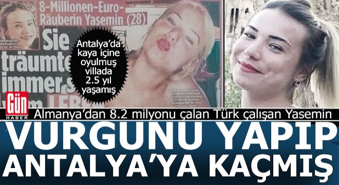 Vurguncu Yasemin Antalya'da kayadan oyma villada kalmış