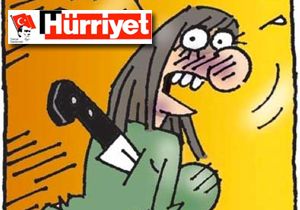 Hürriyet Altaylı'ya karikatürle çaktı