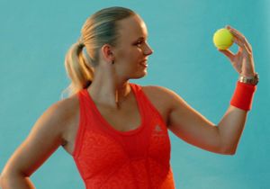 Caroline Wozniacki THY'nin reklam film için İstanbul'da