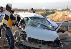 Konya'da kaza:1 ölü, 4 yaralı