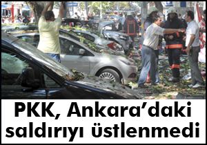 PKK, Ankara’daki saldırıyı üstlenmedi