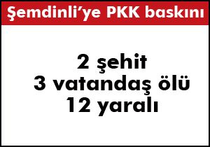 Şemdinli'ye PKK baskını