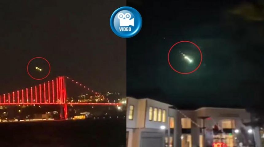 TÜRKİYE'DE UFO HEYECANI... Işık hüzmesi İstanbul, Ankara, Kocaeli, Sakarya, Bartın, Zonguldak ve Karabük'te görüldü. TUA'dan açıklama geldi